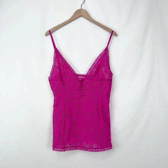 Victoria Secret Pink Lace Camisole Size L - Picture 1 of 5